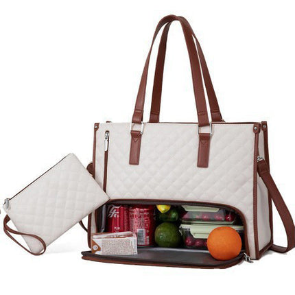 New Ready-Made Amazon Best-Selling New Thermal Bag Lunch Bag Portable Large-Capacity Office Worker Lunch Box Large Capacity