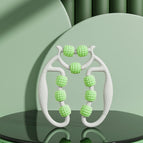 Nine Wheel Leg Clamp-White Green