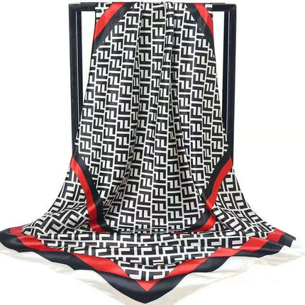 Special selling large square scarf abroad gifts spring and autumn silk scarf shawl large square 90*90cm simulation silk scarf