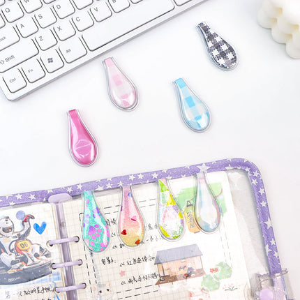 Japanese Super Magnetic Solid Color Bookmark TN Handbook Cute Bookmark Small Fresh Creative Bookmark in stock for Students