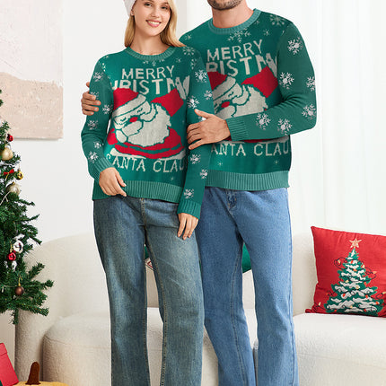 Cross-Border European and American Clothing Autumn and Winter Women's Sweaters Casual Family Clothing Christmas Sweaters Christmas Sweater