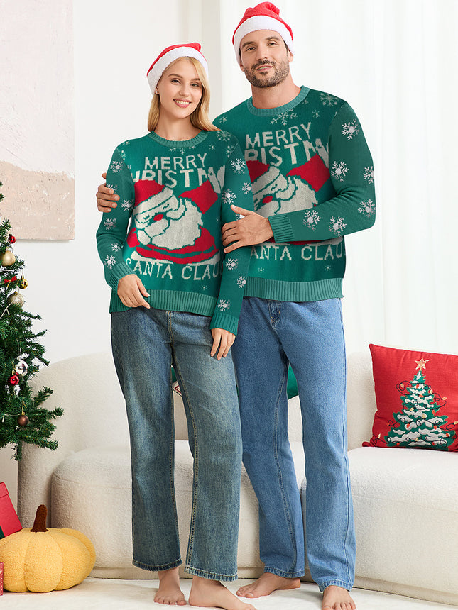 Cross-Border European and American Clothing Autumn and Winter Women's Sweaters Casual Family Clothing Christmas Sweaters Christmas Sweater
