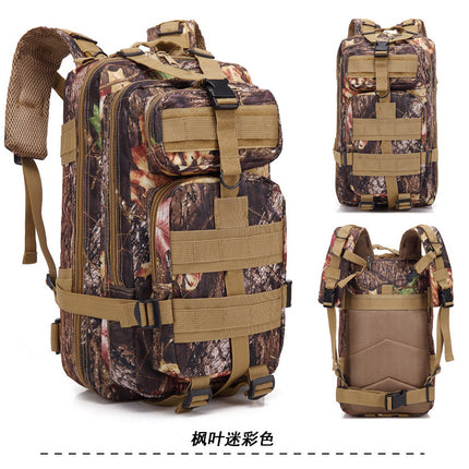 Multi-functional camouflage backpack outdoor sports military fans hiking bag shoulder 3p tactical backpack factory direct batch