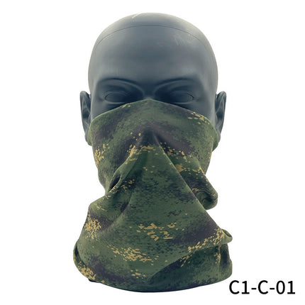 Outdoor Seamless Versatile Magic Headscarf for Men and Women, Cycling Mask, Neck Gaiter, Windproof Neck Scarf, Summer Sun Protection, Quick-Drying
