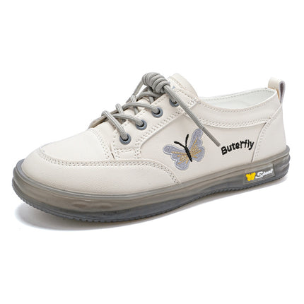 Embroidered Mesh Shoes for Women, Breathable Mesh 2025 New Women's Shoes, Summer Soft-Soled Casual White Shoes, One-Legged Tendon Soles