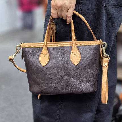 Large-Capacity New High-End Vegetable Basket Commuter Women's Fashion Bag Versatile Satchel Work Shoulder Bag 2153