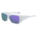 White frame purple film