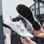 White and black road shoes / 37