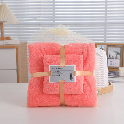 Coral Fleece Towel Bath Towel suit Soft Hair-free Household Face Wipe Towel Bath Towel Activity Gift Towel