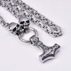 silver pendant silver chain / 60cm