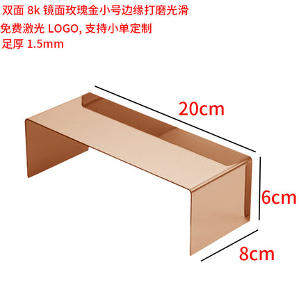 Clothing Store, Shoe Store, and Bag Display Props, High and Low Models, Stainless Steel Shoe and Bag Display Racks, Hot-Selling Cross-Border Items