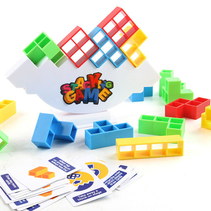 Children's Educational early education Russian jengle balance building blocks jengle rocking music parent-child interactive board game toys