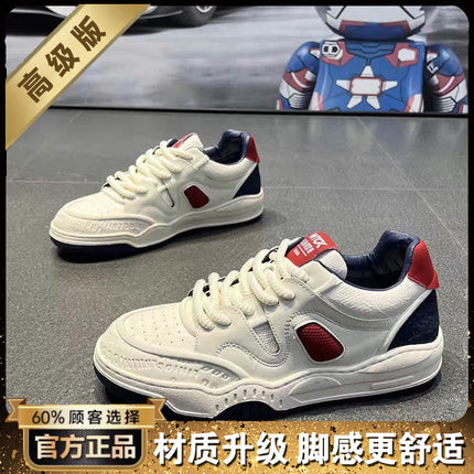 European Men's Shoes Summer Breathable 2025 New Casual Sneakers Niche Original Youth Height-Increasing Sports Trendy Shoes