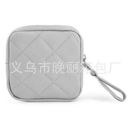 Pu Leather Sanitary Napkin Multi-Purpose Cosmetics Bag New Sanitary Napkin Bag Portable Lipstick Coin Purse Mini Small Bag