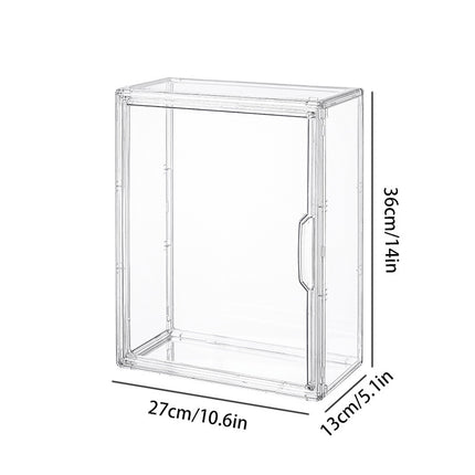 Which display rack transparent acrylic with lid dustproof storage blind box hand-held Lego display box bubble Mart