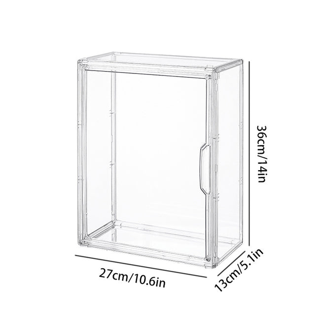 Which display rack transparent acrylic with lid dustproof storage blind box hand-held Lego display box bubble Mart