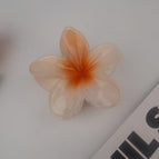 8cm apricot bottom orange heart egg flower gripper