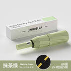 Matcha green [automatic] 60 bones + windproof-vinyl sunscreen umbrella