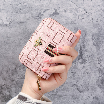 Factory wholesale Korean style card holder women's small anti-degaussing anti-theft brush multi-function card holder student large capacity small wallet
