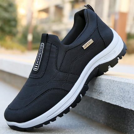 Cross-Border Outdoor Men's Shoes Spring New Style Casual Sports Shoes for Middle-Aged and Elderly People Comfortable Slip-On Loafers