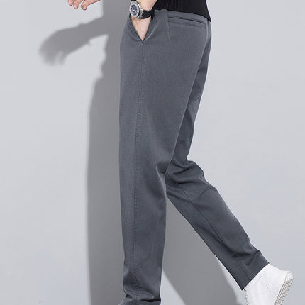 Cross-Border Trade Spring and Autumn New Lyocell Men's Versatile Light Business Casual Pants, Simple and Versatile