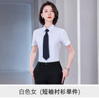 White short-sleeved women / S