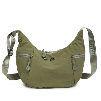 Cross-Border 2025 New Versatile Croissant Bag Crossbody Bag Large Capacity Bag Single Shoulder Armpit Bag Trendy