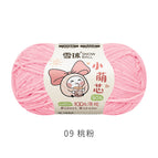Little cute core 9#Pink*/*2.5mm thickness*50g*about 135m*chenille wool