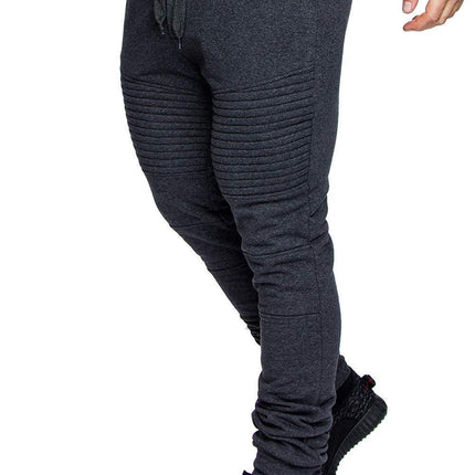 2022 Men's Casual Sports Pants European and American Foreign Trade Hip Hop Striped Design Camouflage Sports Fitness Trousers for Men