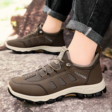 sneaker Men's Spring New Breathable Travel Shoes for Middle-aged and Elderly Outdoor Mountaineering Shoes Lightweight and Comfortable Men's Shoes