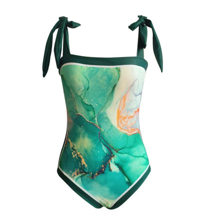 One-piece swimsuit two-piece 2023 Amazon European and American conservative beach skirt shawl blouse bikini swimsuit suit