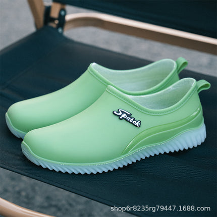 Cross-border new shallow mouth four seasons rain boots women's short tube non-slip waterproof shoes low kitchen work rubber shoes Taobao explosions