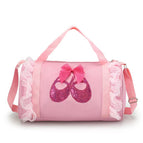 Long lace dance shoes pink / 32*19*19