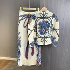 Apricot / suit (jacket 78CM overskirt)
