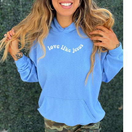 2023 Cross-Border Export Women's Velvet Sweatshirt Plain Letter Print Kangaroo Flap Pocket Pants Drawstring Print Hoodie