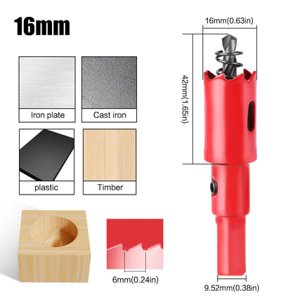 M42 bimetal hole opener woodworking iron pipe aluminum gypsum board drill hole opener PV woodworking suit