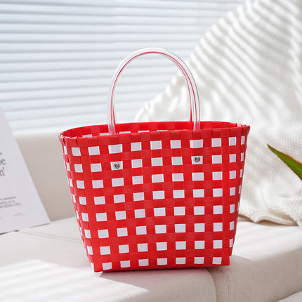 Bag woven bag handbag hand bag beach bag vegetable basket woven bag female tote bag hand gift basket wholesale