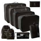Black cosmetic bag nine-piece 