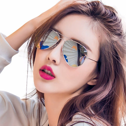 3025 fashion aviator goggles men and women personalized hip-hop all-match sunglasses 3026 colorful ocean sunglasses