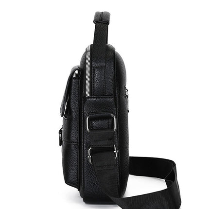 Men's Handbag Shoulder Bag Casual Business Travel Leather Bag Crossbody Bag Men's Cross Bag Simple Men's Bag Crossbody Bag