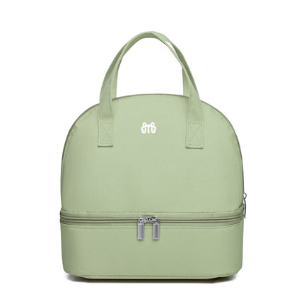 Double Lunch Box Handbag Japanese Picnic Bag Split Cosmetic Bag Aluminum Foil Insulation Bag Lunch Bag