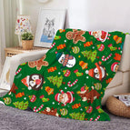 Santa claus and penguin / 70*100CM【280g】