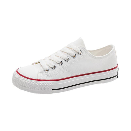 Autumn and Winter White Shoes for Women 2023 New Autumn White Canvas Shoes Casual Sneakers Cloth Shoes Ball Shoes