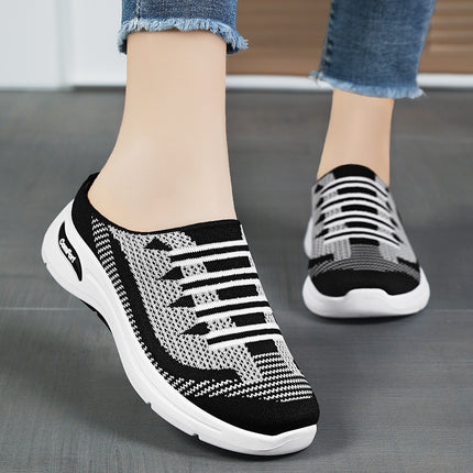 Kangtai Shoe Factory Women's Shoes 2026 Spring Collection Cross-Border Women's Shoes Casual Breathable Half-Slipper Mom Shoes