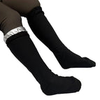 Silver-coated extended footmuffs / One size fits all
