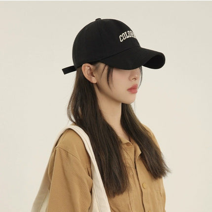 Big head hat summer wide brim female men's baseball cap cap four seasons sunscreen all-match face-showing small cap