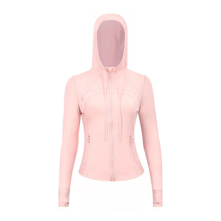 Lulu Original Label Define Yoga Wear Hooded Jacket Jacket Top Breathable Sports Fitness Wear Spring & Fall Women's