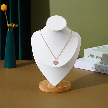 Solid Wood Figure Neck Display Stand Necklace Display Stand Jewelry Display Stand Jewelry Jewelry Storage Stand