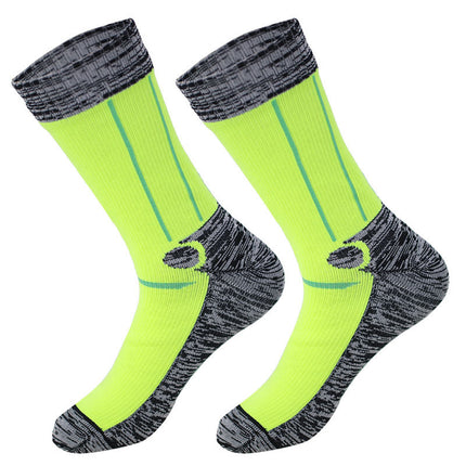 Waterproof Socks, Mid-Calf Ski Socks, Cycling, Camping, Sports, Wading, Breathable, Warm, Men's and Women's Outdoor Rain-Proof Socks