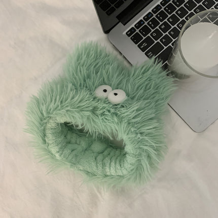 Funny Little Eyes Plush Headband, Fun Plush Face Wash Anti-Slip Headband, Internet Celebrity Hot Style Headband Wholesale